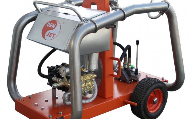 واترجت هیدرولیکی 500 بار فشارقوی جهت شستشو و رسوب زدایی صنعتی مدل CH-20 ساخت دن جت دانمارک