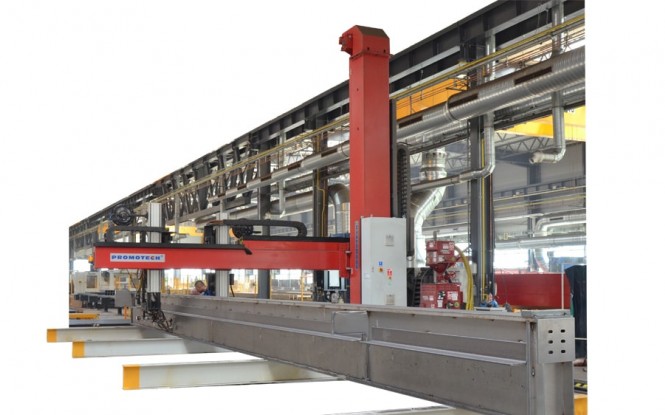 جوش و برش بوم و ستون بروش SAW/MIG-MAG مدل C&B ساخت پروموتک لهستان