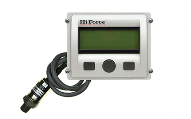 گیج (ترنسدیوسر) دیجیتالی با دقت بالا جهت تنظیم و نمایش فشار تا 700 بار مدل HPT1/HDD1-Range ساخت هایفورس انگلستان