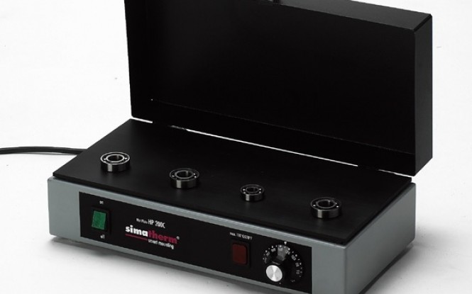 گرمکن القایی صفحه ای برقی با ترموستات کنترل دما جهت بلبرینگ های صنعتی مدل HPS - HPL ساخت سیماتک انگلستان