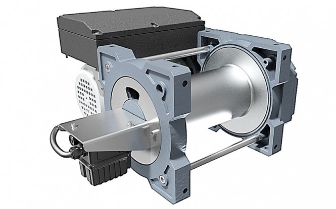 وینچ کشنده برقی الکتریکی با ظرفیت 750 کیلوگرم مدل TRBoxter INOX stainless steel version 750 kg ساخت هوچز فرانسه