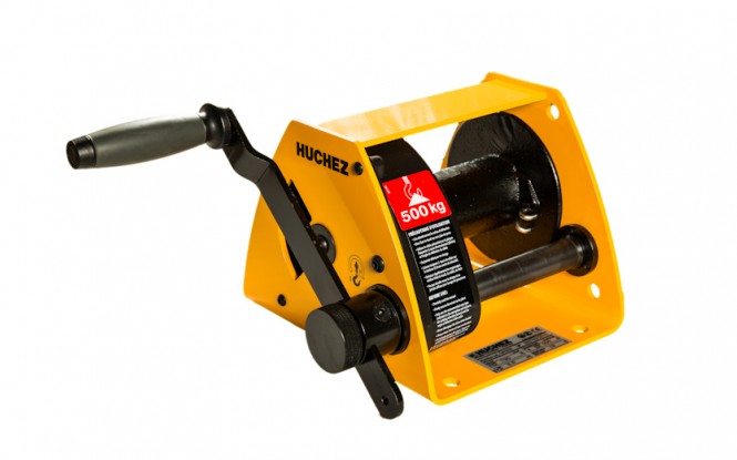 وینچ دستی کشنده افقی با ظرفیت 530 کیلوگرم مدل MANIBOX GR - 530 with stainless steel frame ساخت هوچز فرانسه