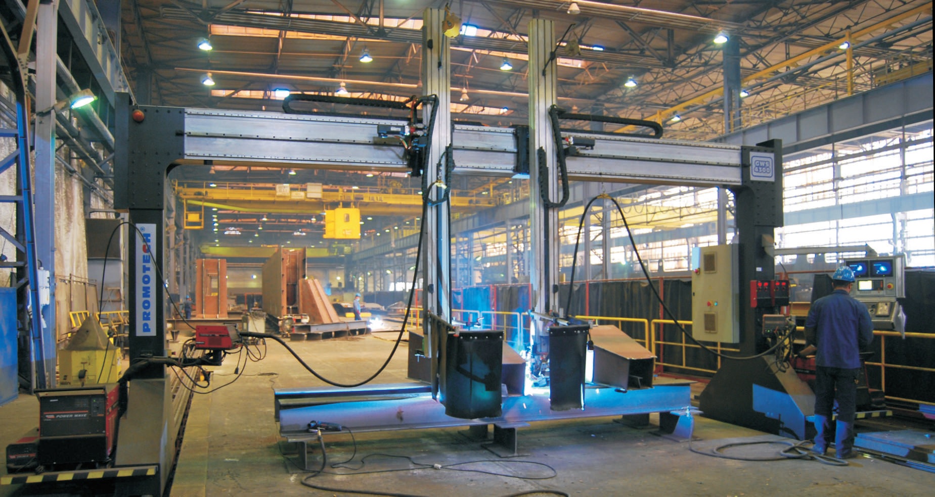 جوش دروازه ای 5 محور مدل GWS ساخت پروموتک لهستان