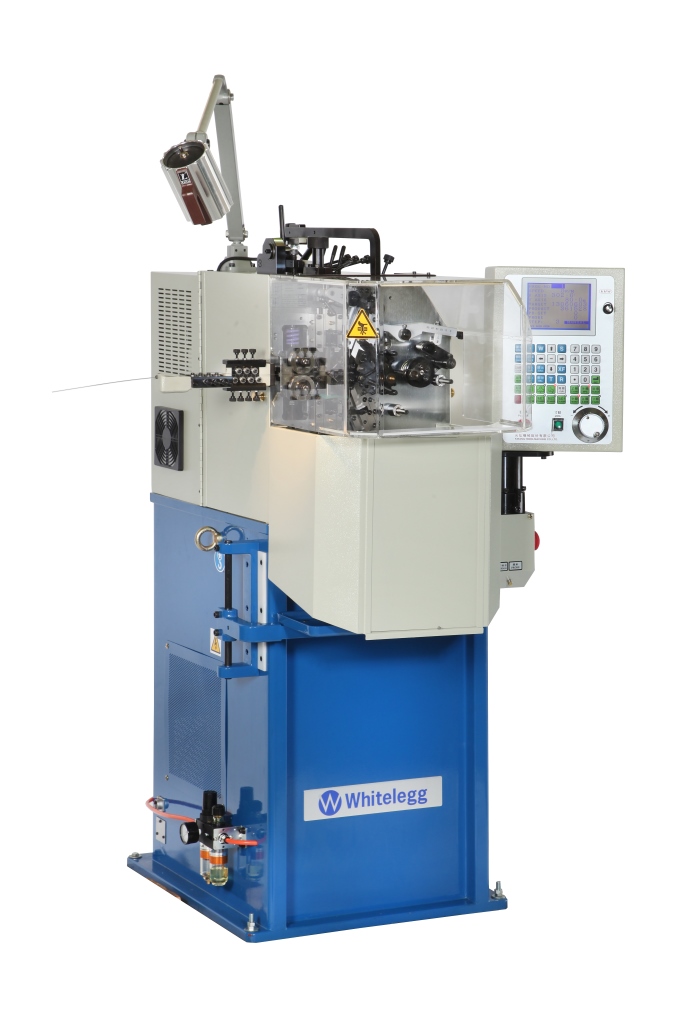 سیم پیچی و فرم دهی پنج محور سه فاز جهت مفتول سیم مدل 0.8 mm 5-axis Spring Coiling Machine ساخت وایتلگ انگلستان